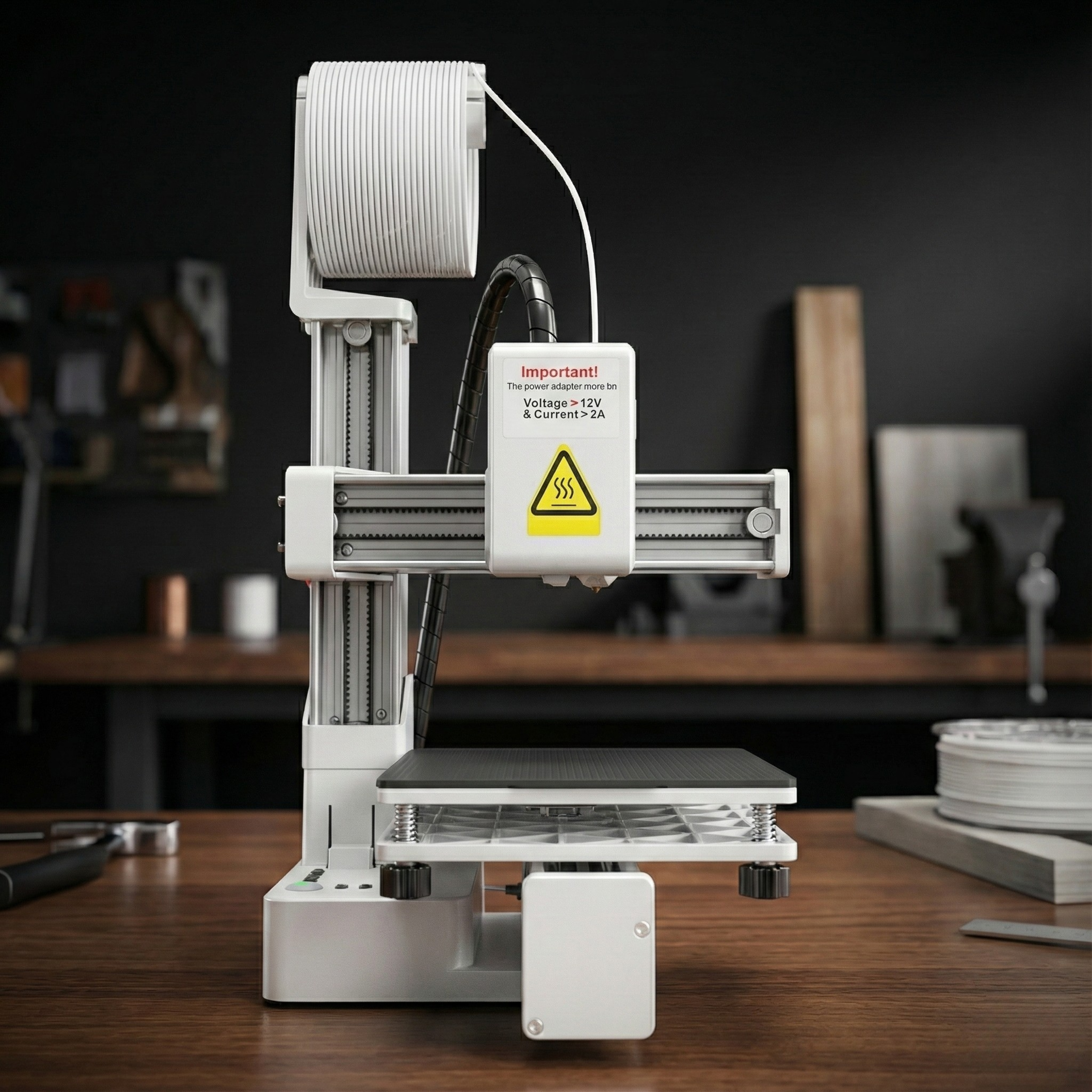 Imprimante 3D k10 blanche - Mini Print