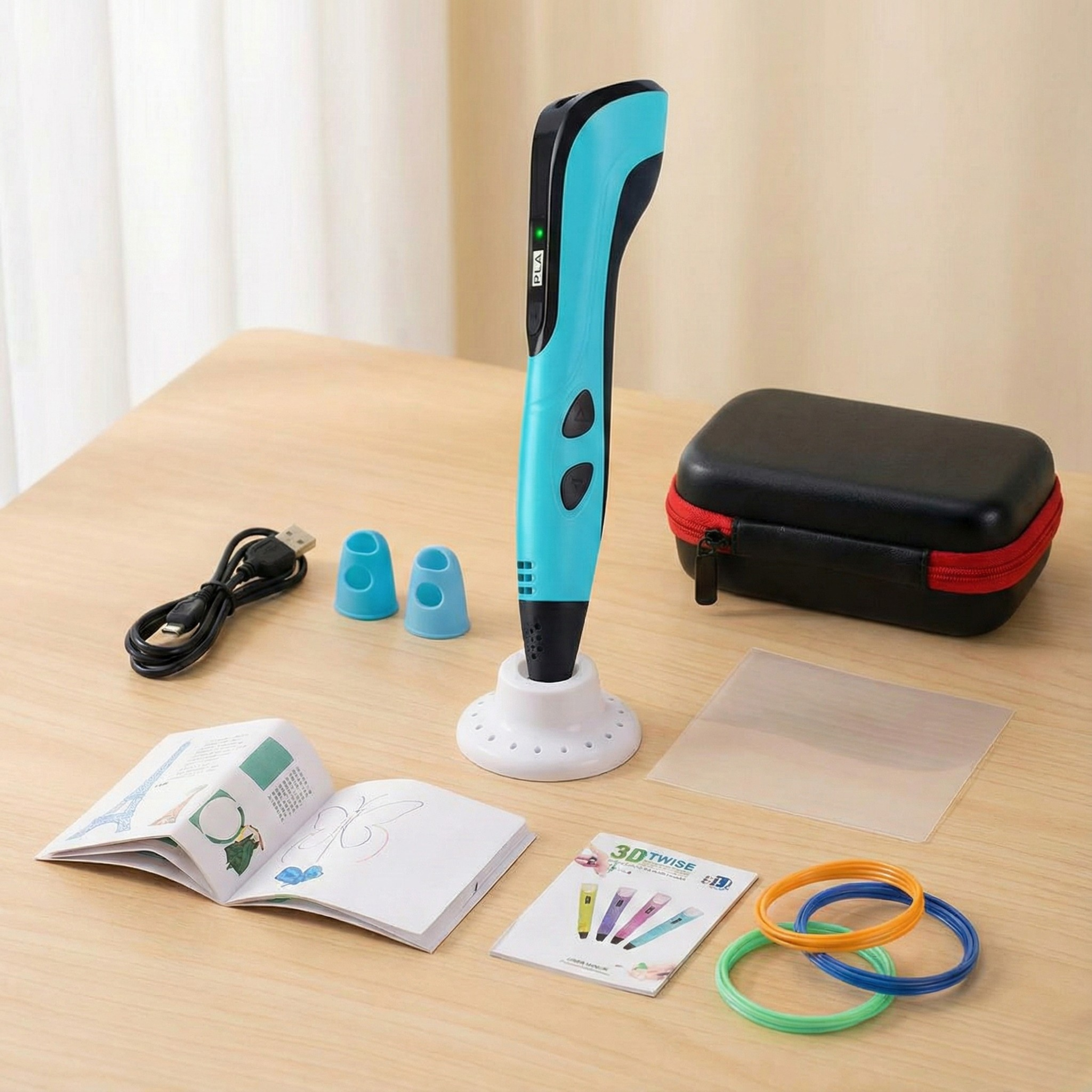 Kit complet - Rêveur 3D Pen Original – Stylo 3D Avancé avec Écran LCD