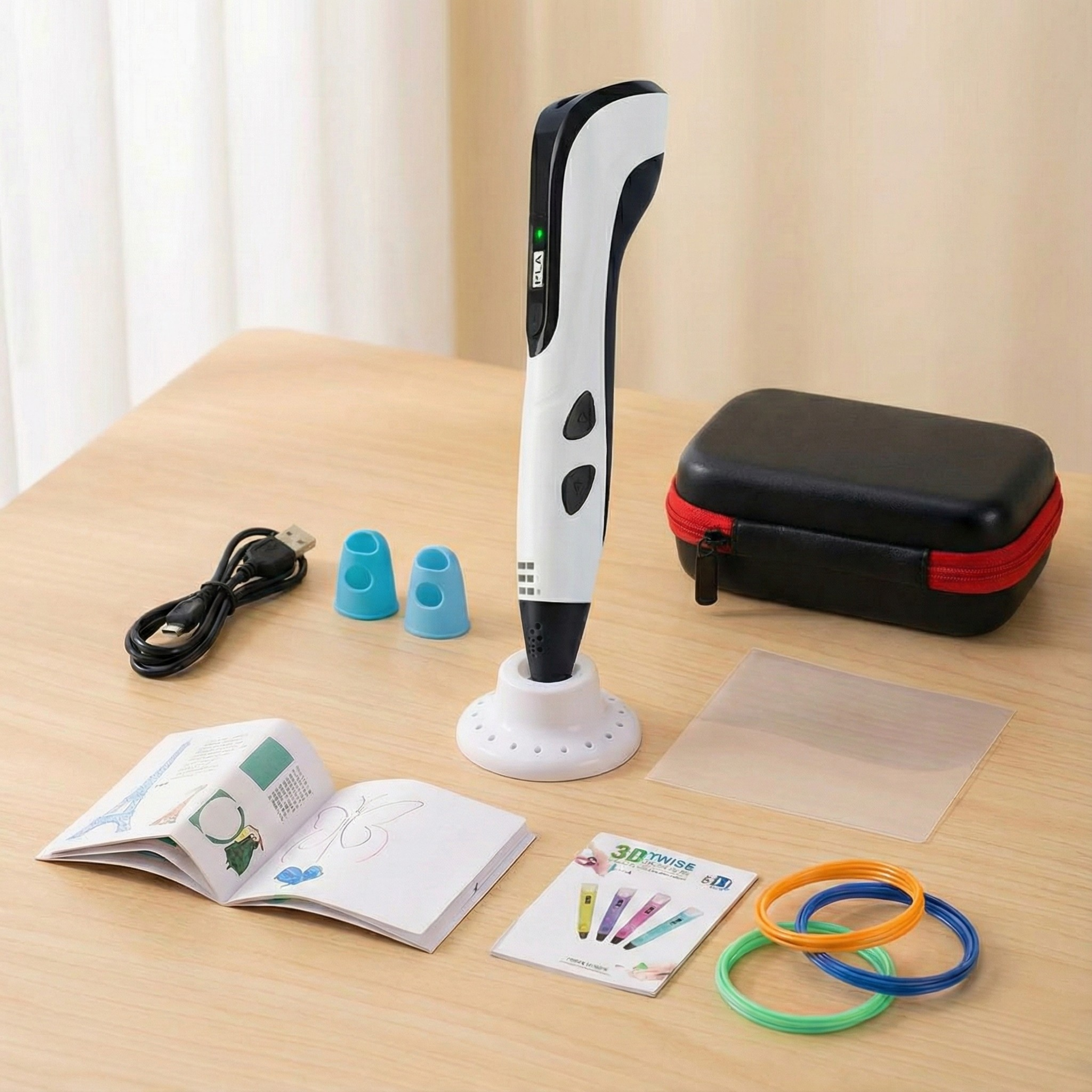 Kit complet - Rêveur 3D Pen Original – Stylo 3D Avancé avec Écran LCD