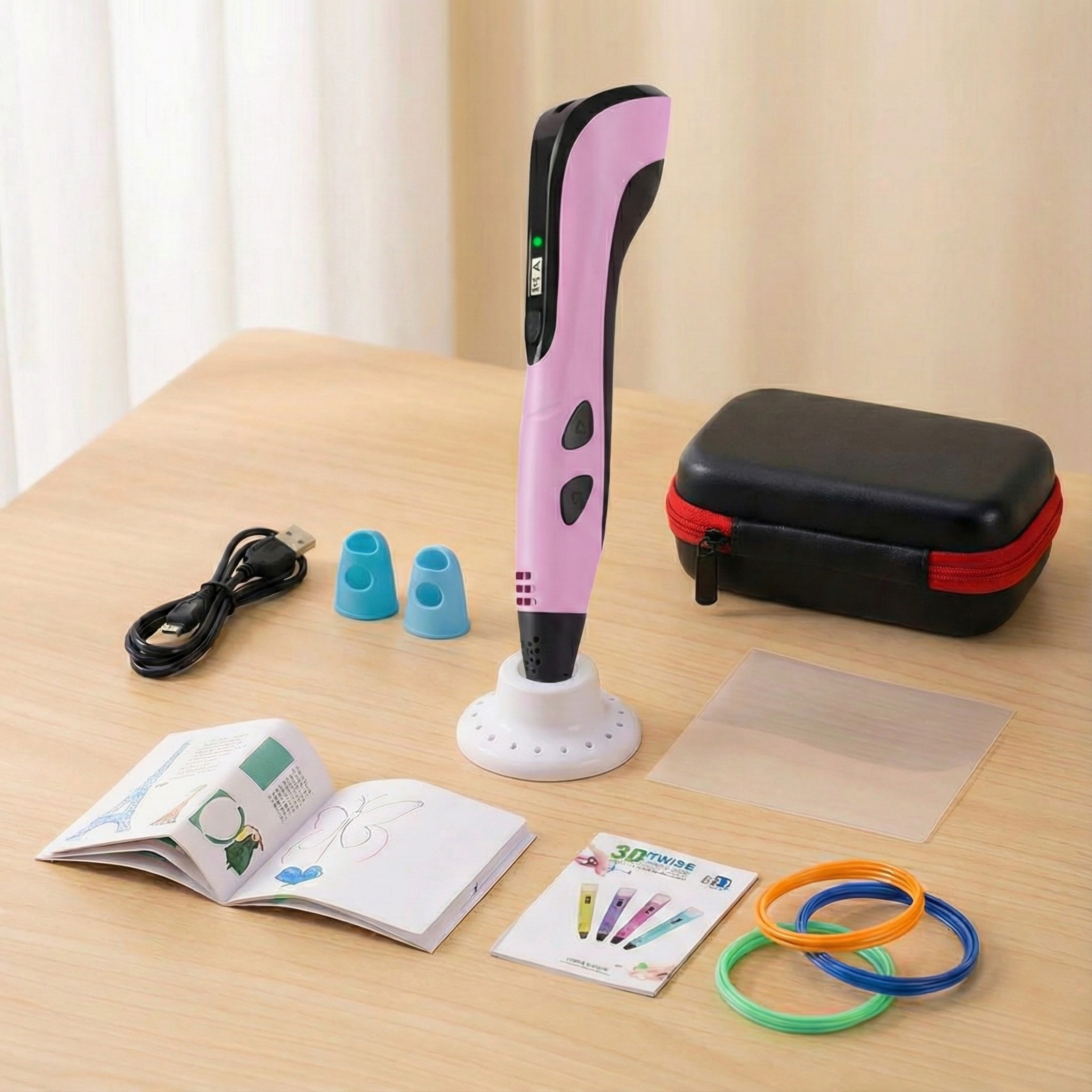 Kit complet - Rêveur 3D Pen Original – Stylo 3D Avancé avec Écran LCD