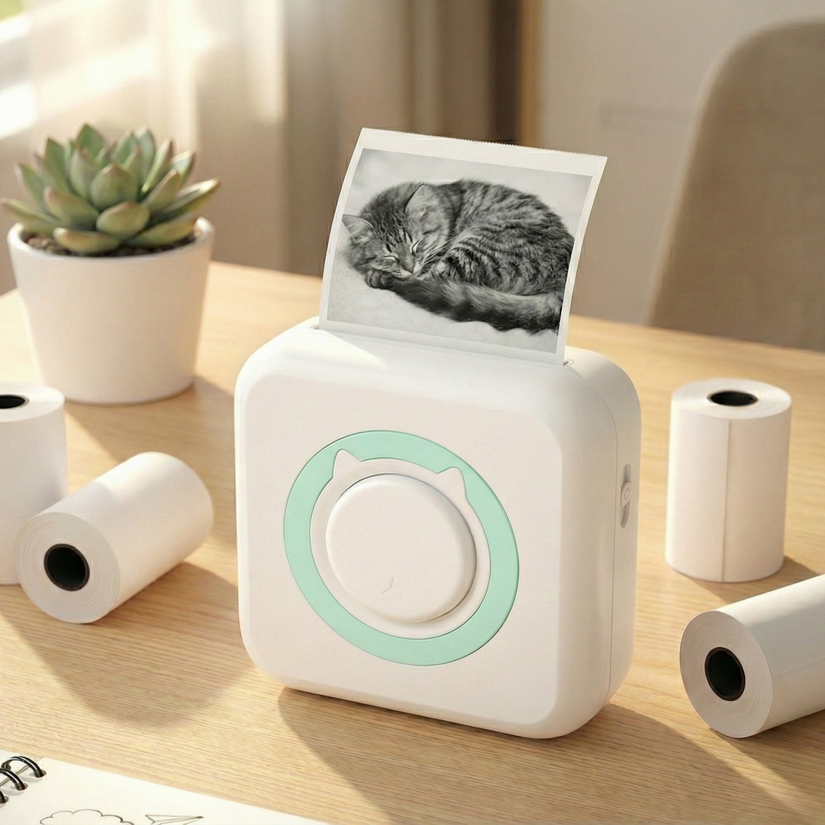 Mini Imprimante de Poche "Fun Print" – Impression Thermique Sans Encre